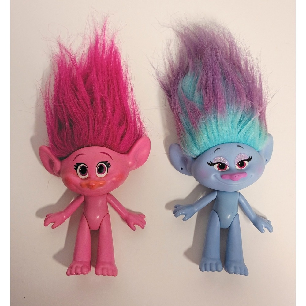 Trolls World Tour Glam Poppy & Chenille Large Fashion Doll‎ Figure Dreamwork